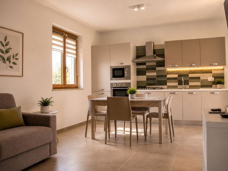 Cucina e zona pranzo